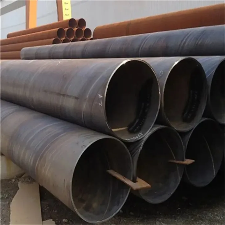 A333 uglerod qora spiral payvandlangan po'lat quvur