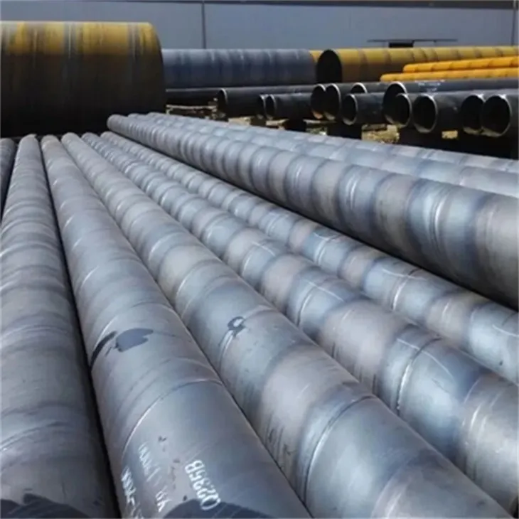 A53 Uglerodli qora spiral payvandlangan po'lat quvur