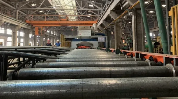 ERW inshoot naychasi AsTM A672 uglerod po'lat spiral paypoqli po'lat quvur